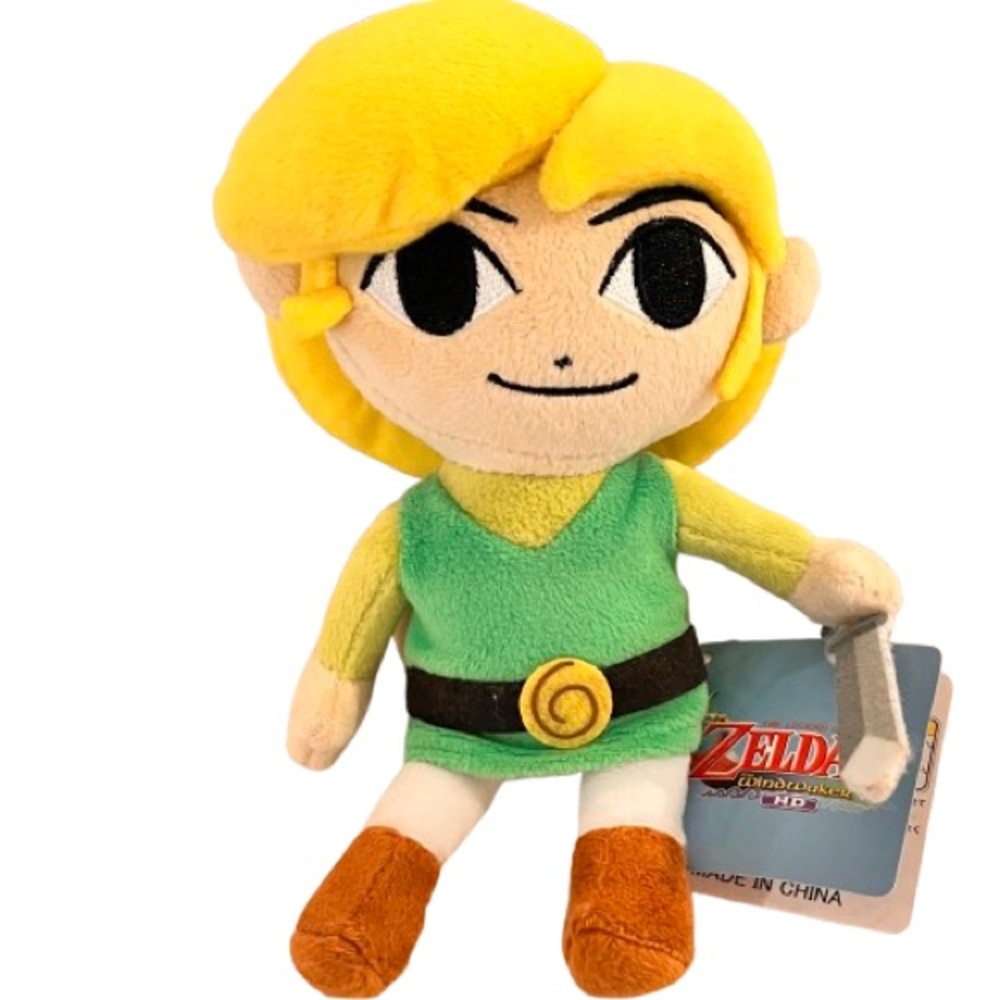 🆕-Nintendo Legend of Zelda Link Plush Doll. 8”. NWT